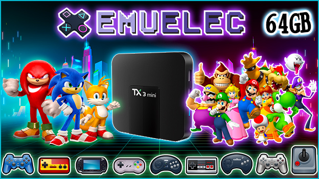 Emuelec V4.3 - V3.7 Amlogic 905W Imagen 64GB